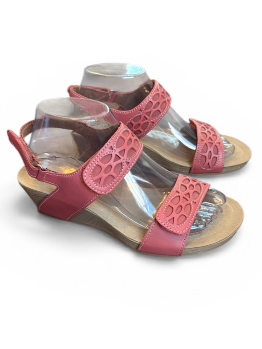 Clarks Alto Anthem Comfort Sandals Women’s 7.5 Pink Leather Adjustable Slingback